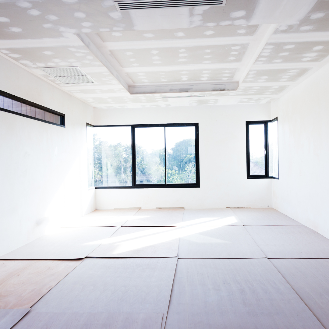 Gypsum Board Ceiling Installation in Modern Home