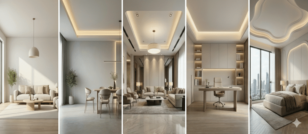 Top 5 Modern Plaster Ceiling Designs for Malaysian Homes 1