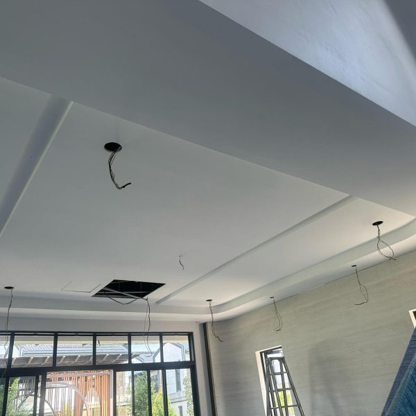 Curved Arch Plaster Ceiling Detail – Cyberjaya Bungalow