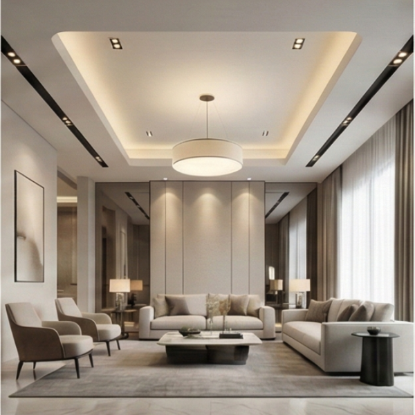 U-Box Ceiling for Statement Spaces